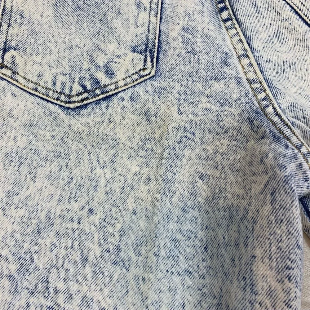 Vintage‎ Sason Acid Wash High Rise Jean Shorts 7/8